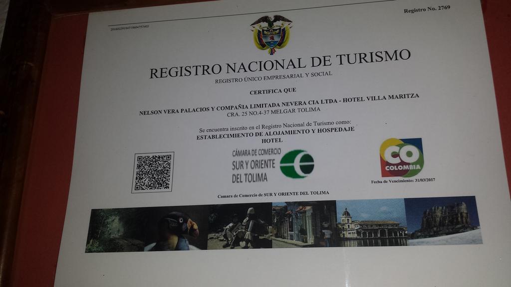 Hotel Villa Maritza Melgar Kültér fotó